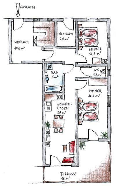 "Schoen-Urlauben" Apartment Grobming Room photo